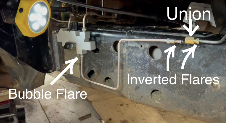 Connecting New Brake Lines After A Chassis Swap